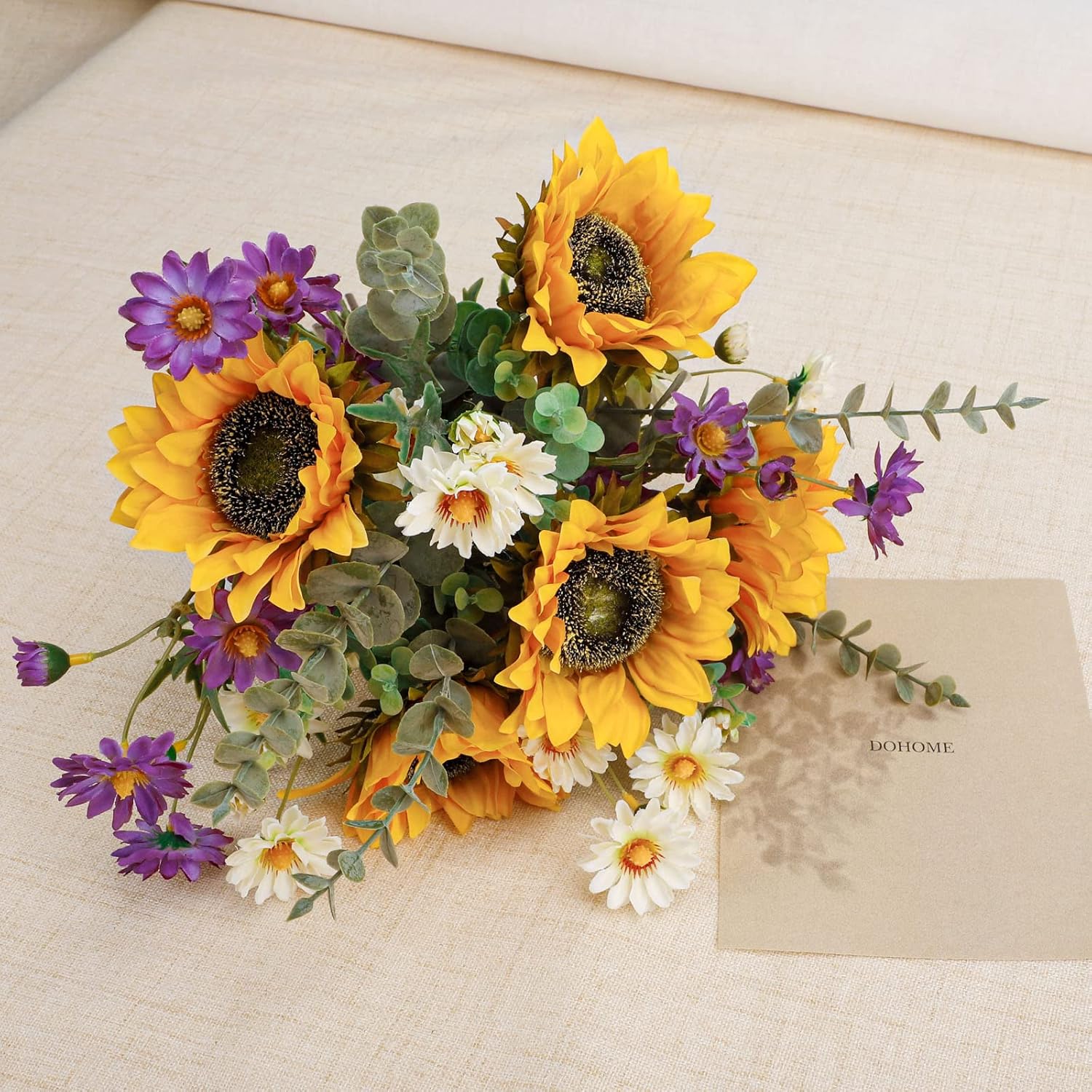 CEWOR Artificial Sunflowers Bouquet for Wedding and Home Decor