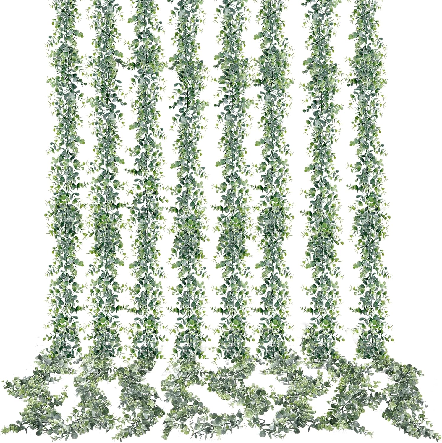 Sggvecsy Artificial Eucalyptus Garland 8 Pack
