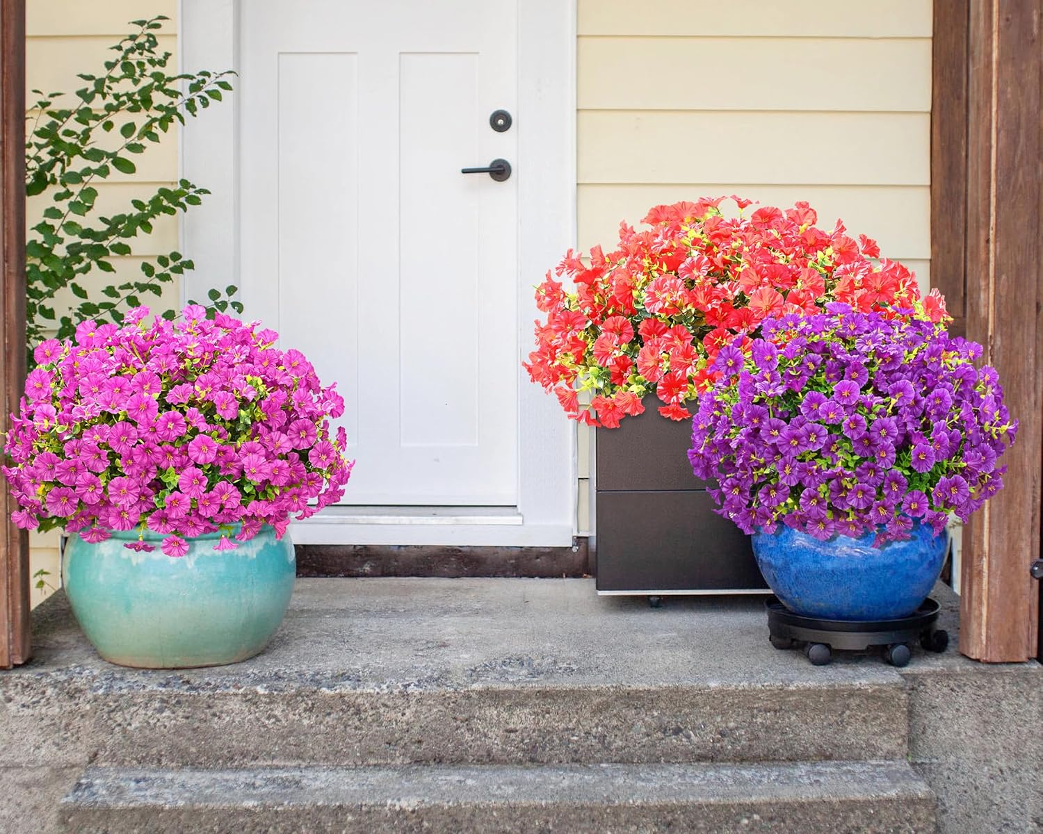 Yastouay Artificial Flowers for Outdoor Decoration