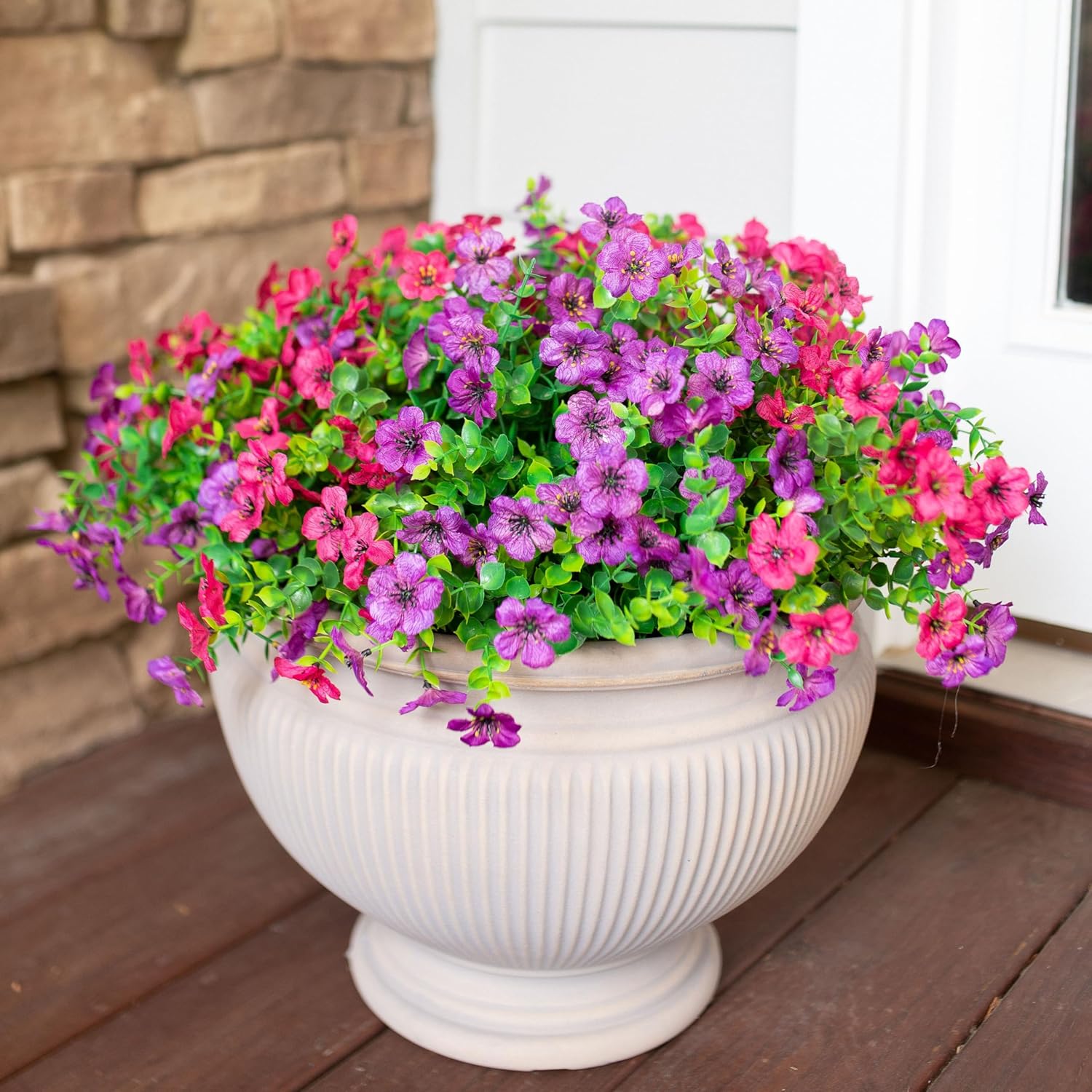 Artificial Flowers for Indoor Outdoor Garden Decor