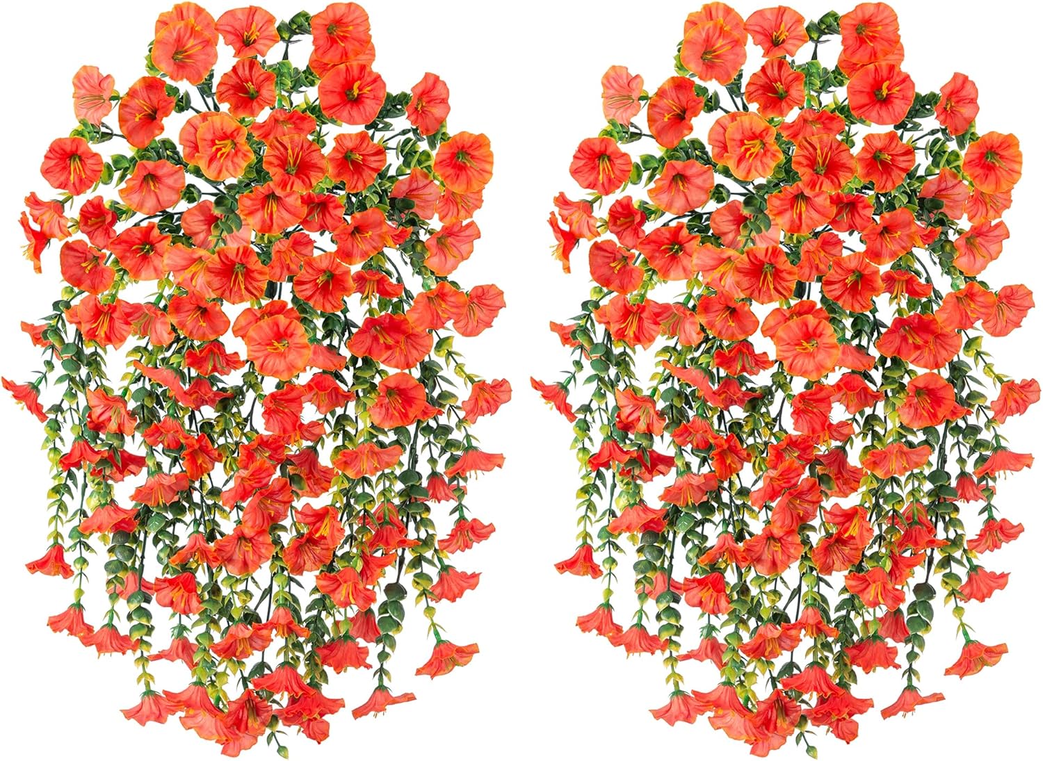 Ivydale Artificial Hanging Flowers with Eucalyptus and Petunias
