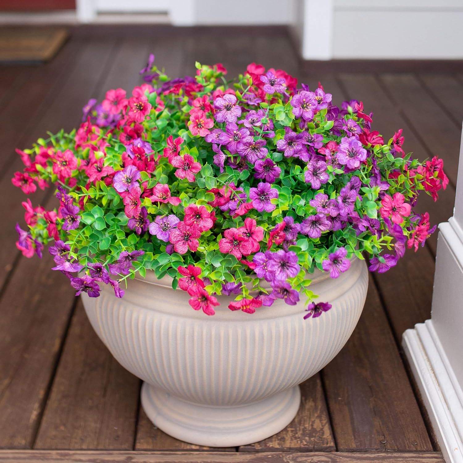 Artificial Flowers for Indoor Outdoor Garden Decor