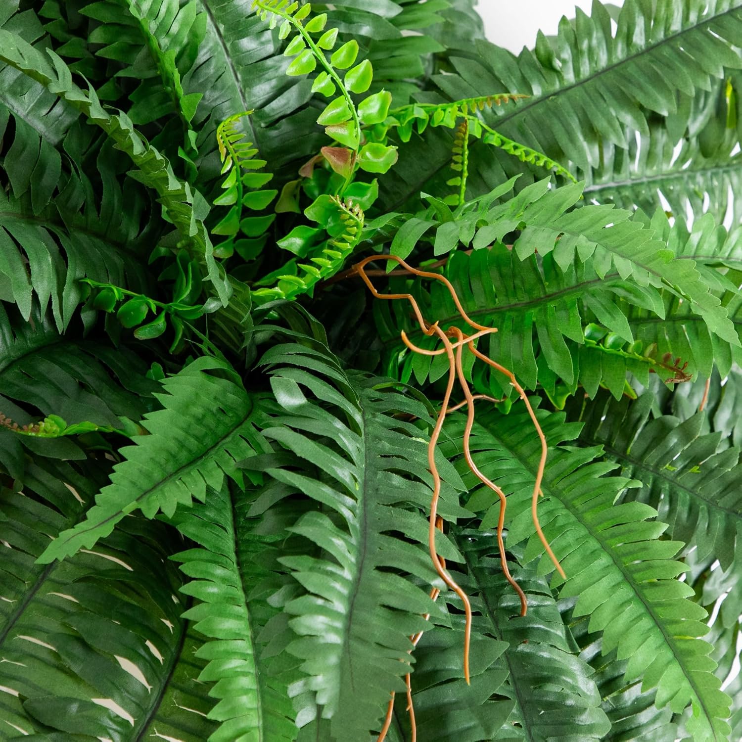 Nearly Natural 40 Inch Artificial Boston Fern Set of 2