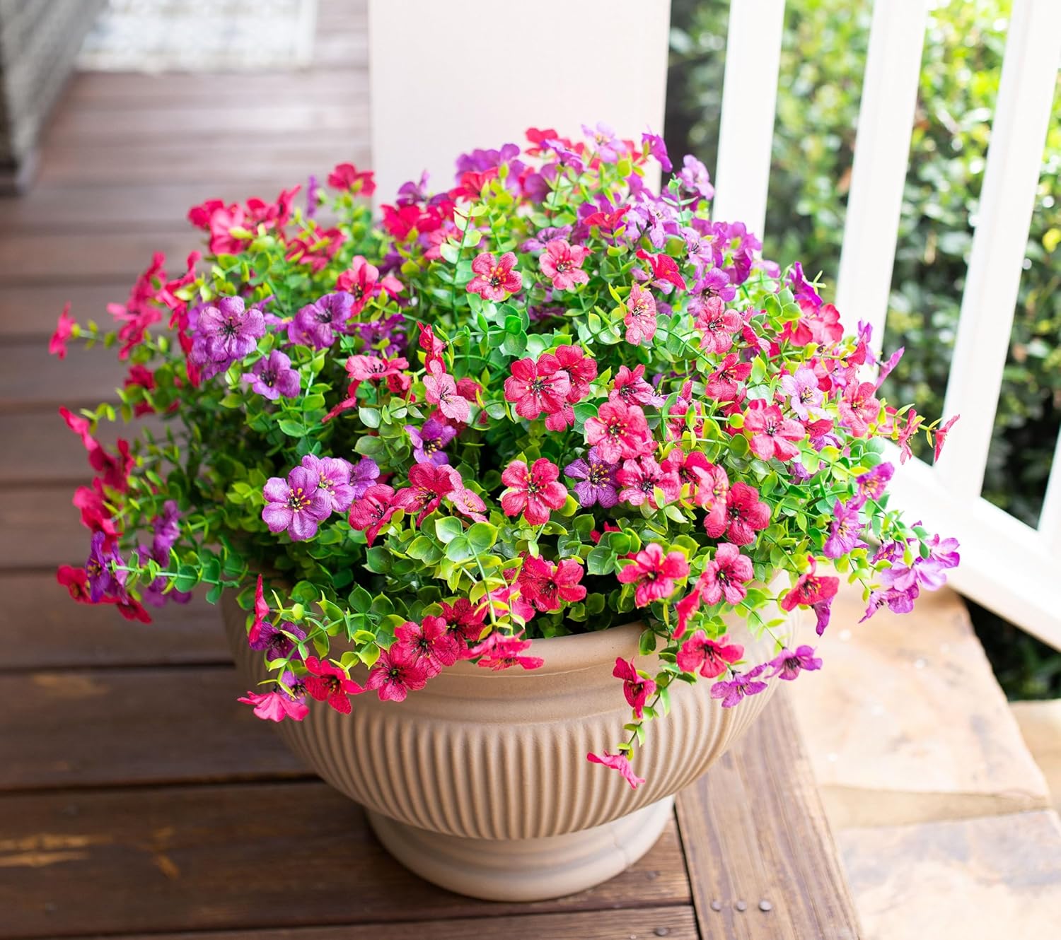 Artificial Flowers for Indoor Outdoor Garden Decor
