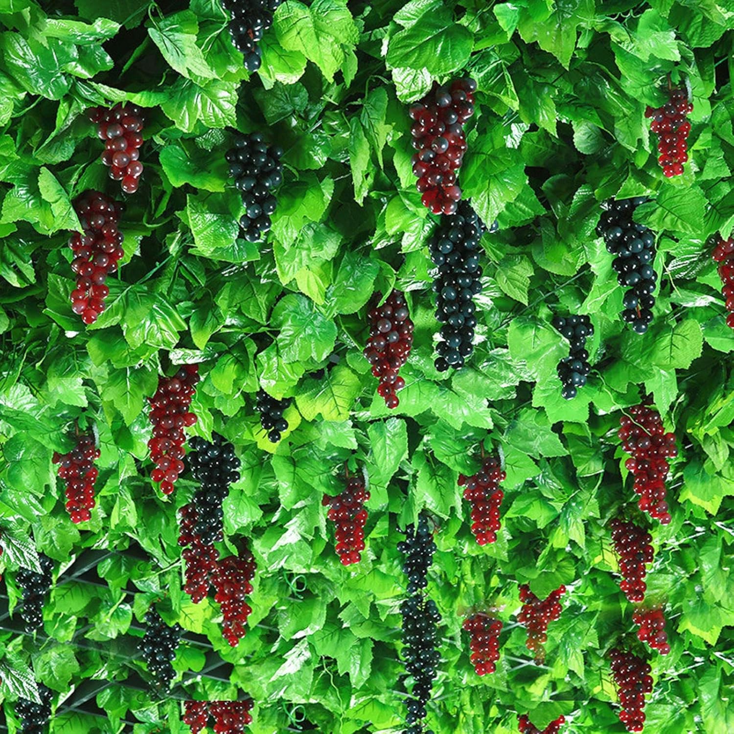 ASkinds 5Pcs Artificial Grapes Vines Leaves Garland